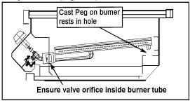 INSPECTING I CLEANING BURNERS AND GAS VALVE ORIFICES By following these cleaning procedures on a timely basis, your grill will be kept clean and working properly with minimum effort.