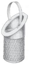 Type of strainer basket used for DF-6 and DF-6-4 high pressure strainers. DF-6-4-600 The DF-6-4-600 below illstrates construction of the DF-6-600.
