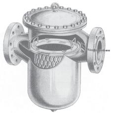 Larger strainers have additional ribs for added strength.