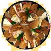 50 per person (2 sandwiches per person) Karousel Sandwich Fresh bakery roll with your choice