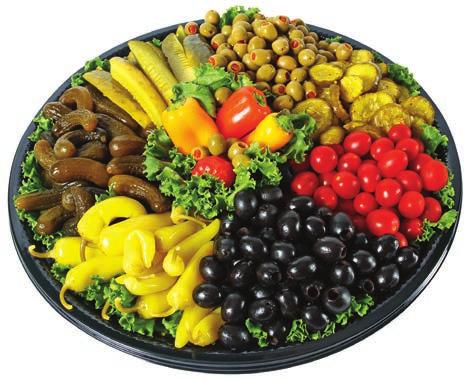 Specialty Trays Fruit & Cheese Tray Fresh green grapes, strawberries, colby
