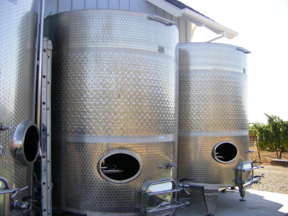 Winery Equipment 2-multipurpose jacketed 2,200 gallon tanks 8-multipurpose 550 to 600+/- gallon jacketed tanks 50 plate wine filter Bladder type press 2 pumps for must and juice Parts and