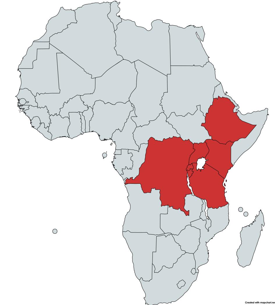 coffee Kenya Ethiopia Tanzania Burundi Uganda Rwanda DR Congo Direct trade: We