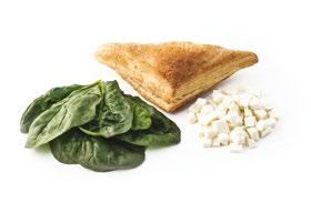 Inedients:  Condiments: spinach, cheese, milk, 00