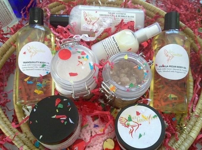Volume 1, Issue 1 December 2011 Select your scents. then select your products. 323-1833 or 456-7426 spasmitten@hotmail.com T O S H I B A P R O D U C T S Body Butters 5oz / $20.00 Body Scrubs 7oz /$15.