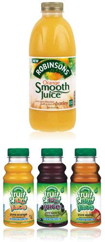 Driving profitable revenue: Robinsons Smooth Juice and Fruit Shoot 100% Juice Performed in line with management expectations given the poor weather Both products play completely to the natural agenda