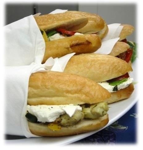 General Courses: Sandwiches Priced per person Sandwich selections include Kettle Chips, Fresh Fruit