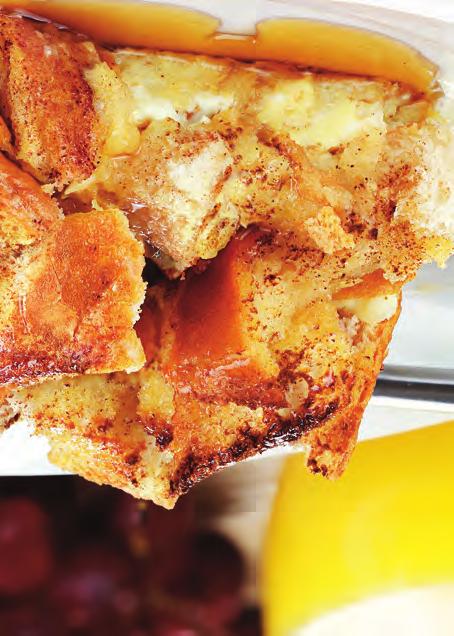 APPLE PIE FRENCH TOAST CASSEROLE INGREDIENTS Apple Pie Base 1 can of white house apples in water ½ cup of sugar 1 tsp of cinnamon 1 TBS of flour or cornstarch ½ tsp salt ½ stick of butter cubed