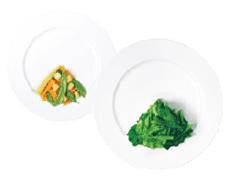(100g) plate* cooked vegetables (100g) One serving of fruit: 1 small apple,