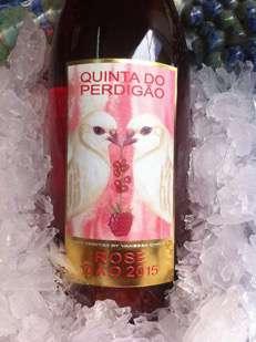 Quinta do Perdigão Rose 2015 Quinta do Perdigao does rosé like no other. This blend of Touriga Nacional, Jaen, Alfrocheiro and Tinta Roriz astounds the palate with a mish mash of flavor.