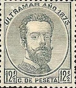 King Amadeo 1873, Perf.