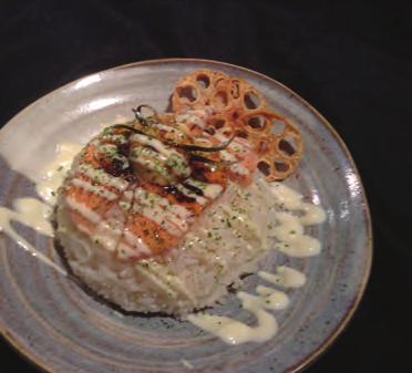 Chef Ken's Akaroa Salmon Selection Salmon Aburi Rice MOST POPULAR 1 $17.