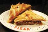 Italian Specialties Calzones Homemade dough stuffed with mozzarella cheese, ricotta cheese and various toppings, baked