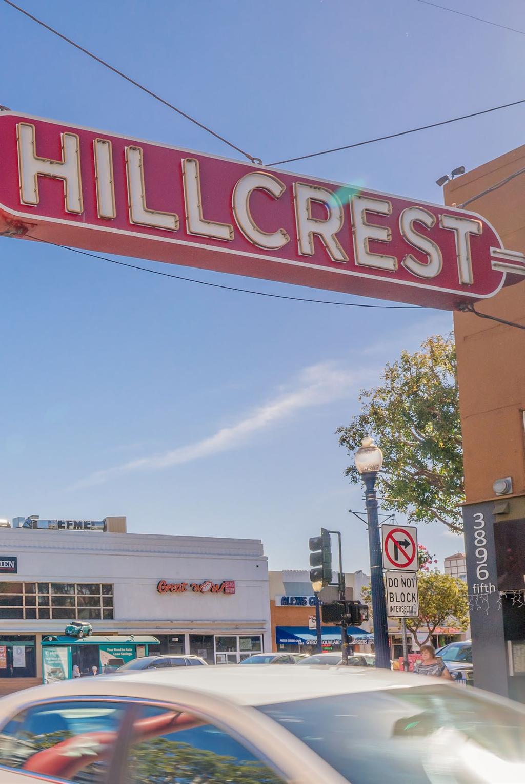 EAST WASHINGTON STREET uuuuu HILLCREST HAS BEEN RECOGNIZED AS A Great Neighborhood in America BY THE AMERICAN PLANNING ASSOCIATION uuuuu 4TH AVENUE CHECK MATE LOS PANCHOS MEXICAN TRUE REST FLOAT SPA