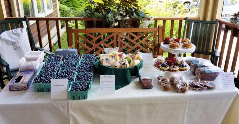 Residents and staff also know the farmers. Every Thursday hosts a farmers market where residents can purchase local produce, meats, breads and cheeses and sample dishes made with those ingredients.