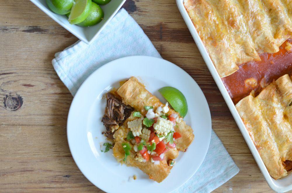 Please allow me to introduce you to my new obsession: Shredded Beef Enchiladas.