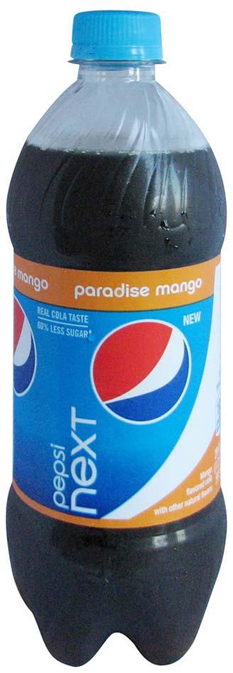 Pepsi Next Paradise Mango Flavored Cola PEPSICO Event Date: Aug 2012 Price: US 1.89 EURO 1.