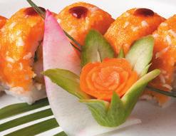 Oishi Sashimi Roll Tuna, Salmon, Avocado,