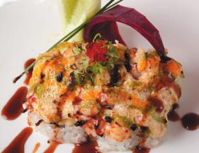 Ponzu Sunshine Roll Spicy Tuna, Shrimp