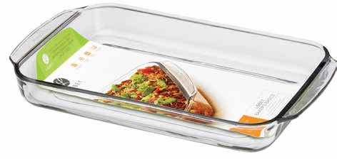 ) 1 Glass Lid 9"x 5"x 3.1" Loaf Dish, 1.8 qt. Item No. 6350 L11.4 W5.5 H3.