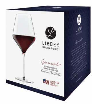 stemware & beverageware boxed sets Libbey Signature Collection continued Greenwich Red