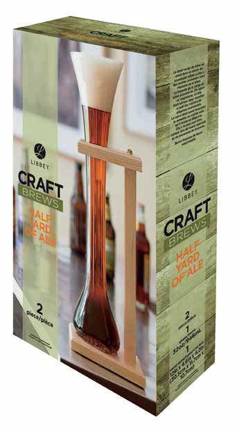 stemware & beverageware boxed sets Craft Brews Collection continued Half-Yard of Ale Craft Brews Item No. 80463 4 sets/ 16.2# 1.12 cu.ft. UPC 0 31009 45060 2 SCC 70031009 450601. Mug Made in.