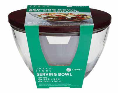 4" Glass Bowl w/lid Item No. 92319 new! 2 ea./10.5#.73 cu.ft.