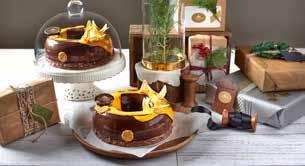 Merry Mosaic Cakes Jolly Chocolate, Blackcurrant and Cherry Savarin Cake New!