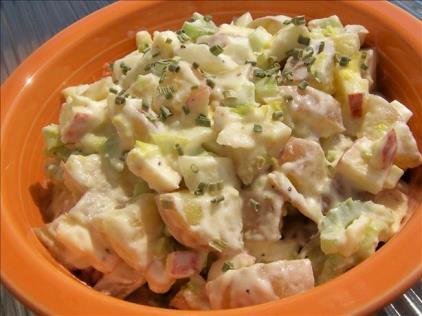 SALADS POTATO-APPLE SALAD Potatoes and crunchy apples smothered in our Dijon and tangy