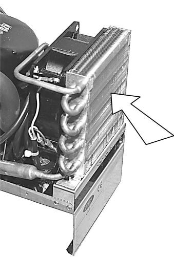 Loosen hose couplings. Pull out chiller unit.see fig B. 3.