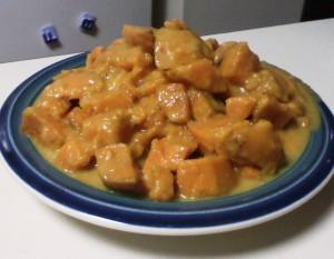 Crock Pot Curried Sweet Potatoes This recipe was a huge hit last night! Even the kids liked it. It s flavorful and when all these flavors fuse together, it s an amazing combination.