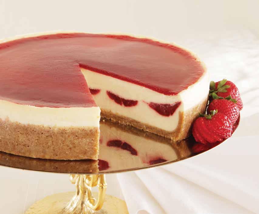 All natural and GMO-Free Strawberry Cream Cheesecake A