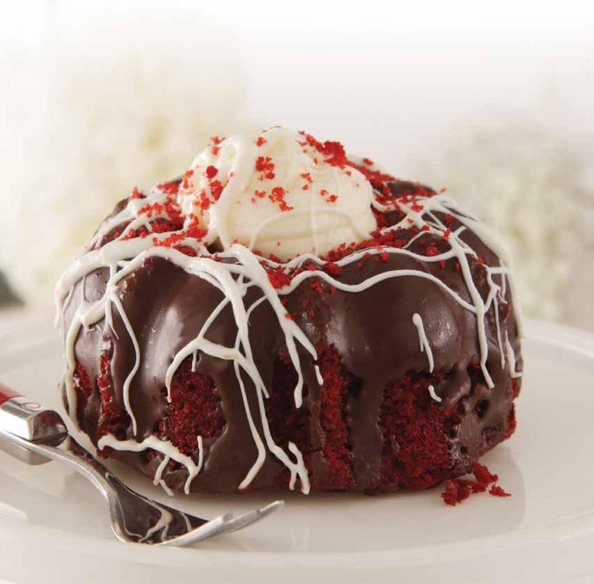 Red Velvet Bundt Our all natural red velvet bundt isn t just eye candy. It also delivers on deeply satisfying flavor with true and rich chocolate notes.