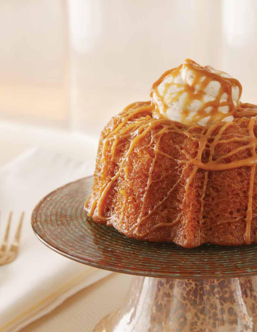 Pumpkin Spice Bundt Moist pumpkin bundt soaked with heavenly orange glaze, filled with delicate, gingered, spiced whipped cream and drizzled generously with buttery caramel.