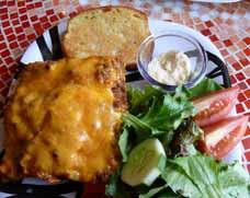 , #130 Gourmet Sliders with Onion Rings @ 700 Club Restaurant, 700 Burgundy Garlic Shrimp Pasta (jumbo shrimp with garlic butter sauce over angel hair pasta) @ Louisiana Pizza Kitchen, 95 French
