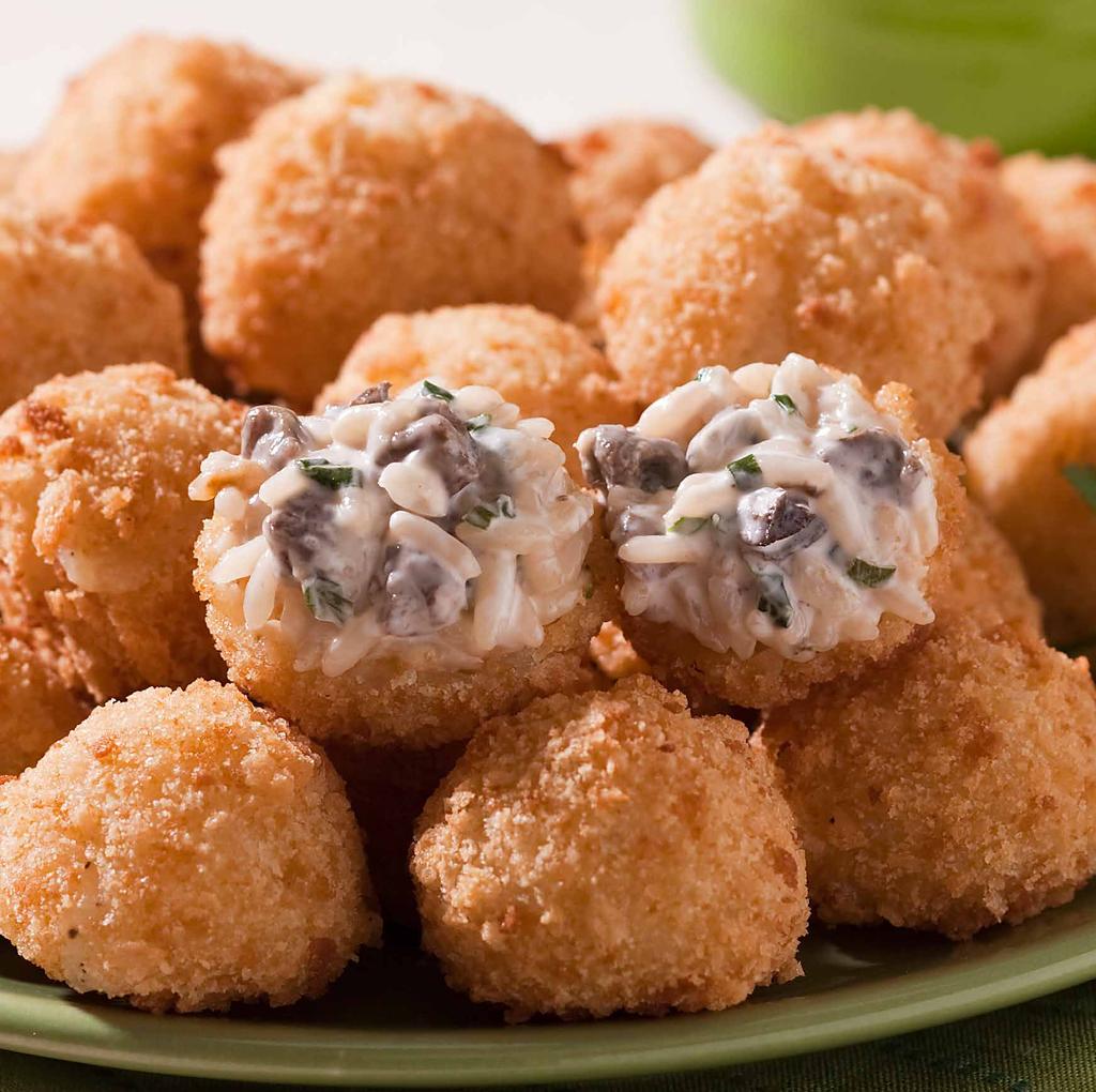 MUSHROOM ARANCINI Bring a traditional Italian appetizer to your customers.