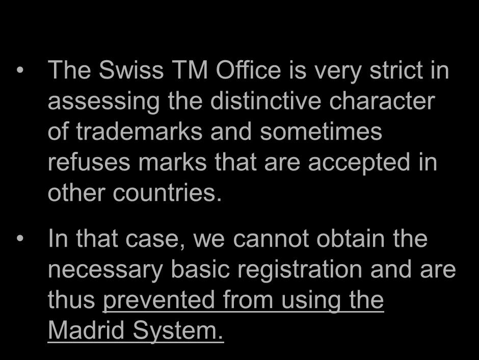 strict in assessing the distinctive character of trademarks