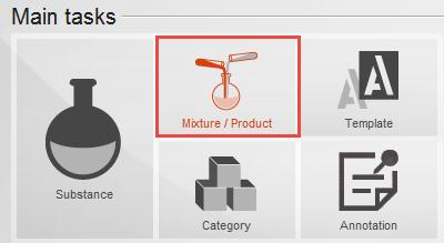 Biocides IUCLID training 5 (18) 4. Click on the icon Mixture / product and check that the biocidal product is there.