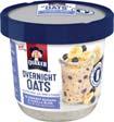 61 6.4 Quaker Real Medleys Oatmeal or Overnight