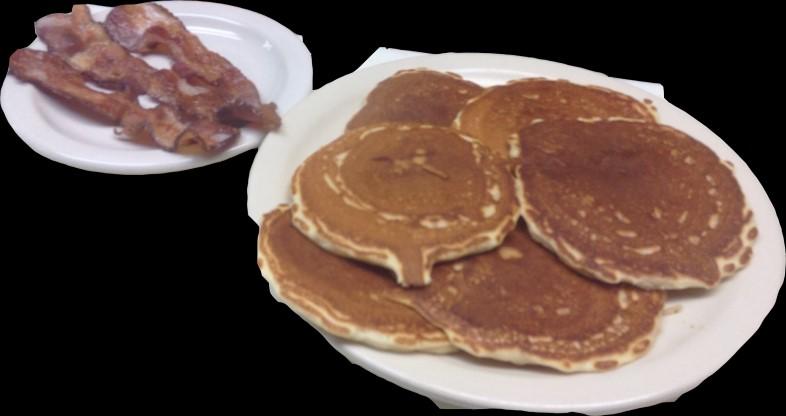 50 6 silver dollar sized PANCAKES served with