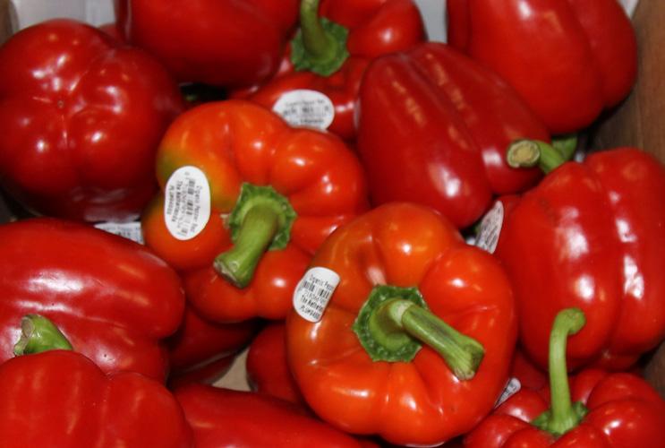 Organic Red Peppers out of Mexico are limited and quality may be questionable.