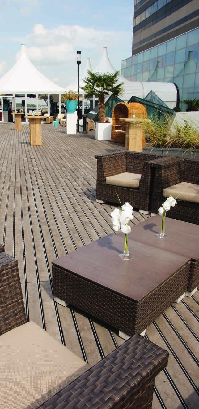 Or invite your delegates to our terrace with