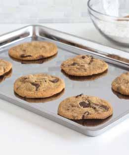 FOX RUN BAKING STAINLESS STEEL BAKEWARE Our beautifully crafted stainless steel bakeware features a stain, scratch, and rust resistant surface that will not warp or corrode but will preserve its