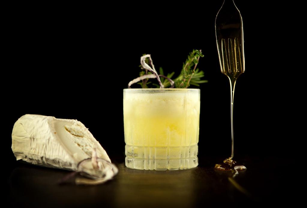 The Goatherd 45 ml Gin 10 ml Chartreuse Verte 50 ml Goatherd Cordial 5 ml Lime Juice Shake with ice and
