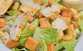 8.55 California Caesar Salad Romaine, chicken, avocado, croûtons,
