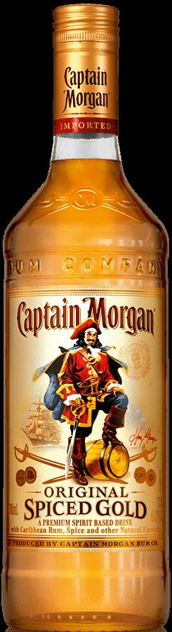 Rum Captain Morgan Spiced A secret blend of premium Caribbean Rums, mellow spice