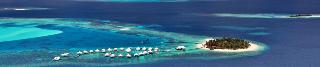 WATER VILLAS - Luxury Collection LOCATION Set on the western edge of the South Ari Atoll, Diamonds Thudufushi lies about 25 minutes scenic-flight by seaplane from Male International Airport.