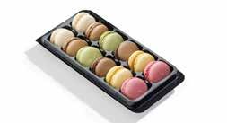 PATISSERIE 51 5001362 MINI MACARONS DE MALMÉDY 18 g 8 x 4 x 4 PCS C/S 120 C/S PAL DEFROST 4 C 120 Assorted box of mini soft macarons (meringue & almonds), filled with buttercream and decorated with