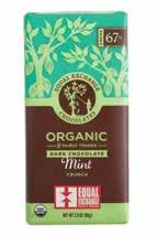 Organic Dark Chocolate with Almonds - $4 Crunchy almonds and smooth dark chocolate are a