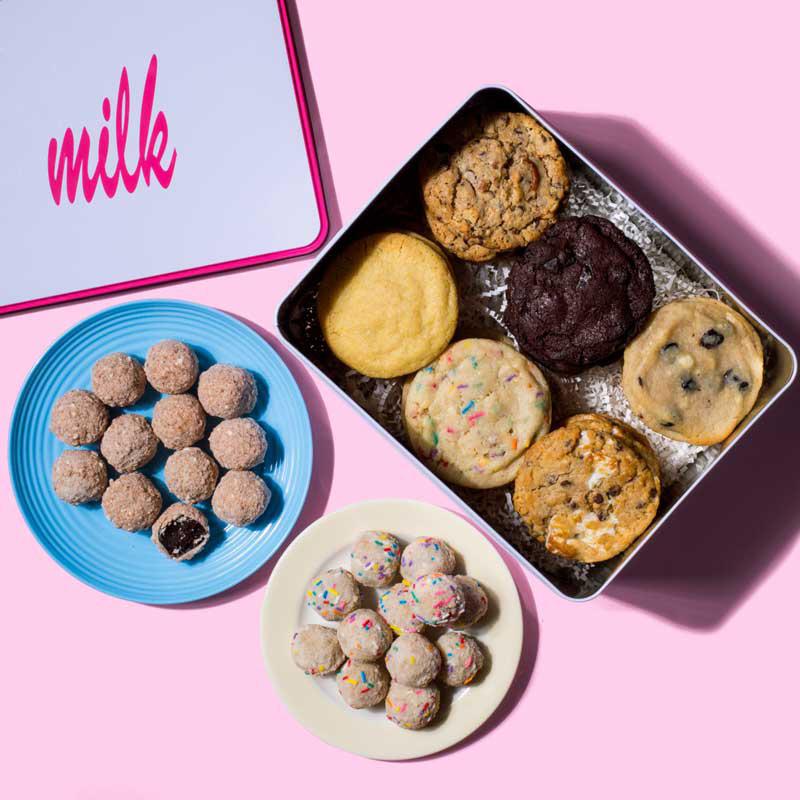G I F T PAC K AG E S H O L I DAY B A L L E R $13 5 It s the holidays - time to indulge! 6 Cake, a 10 crack pie, 1 dozen-box of truffles, 6 assorted cookies.